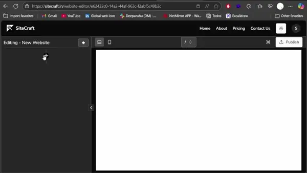 sitecraft add components